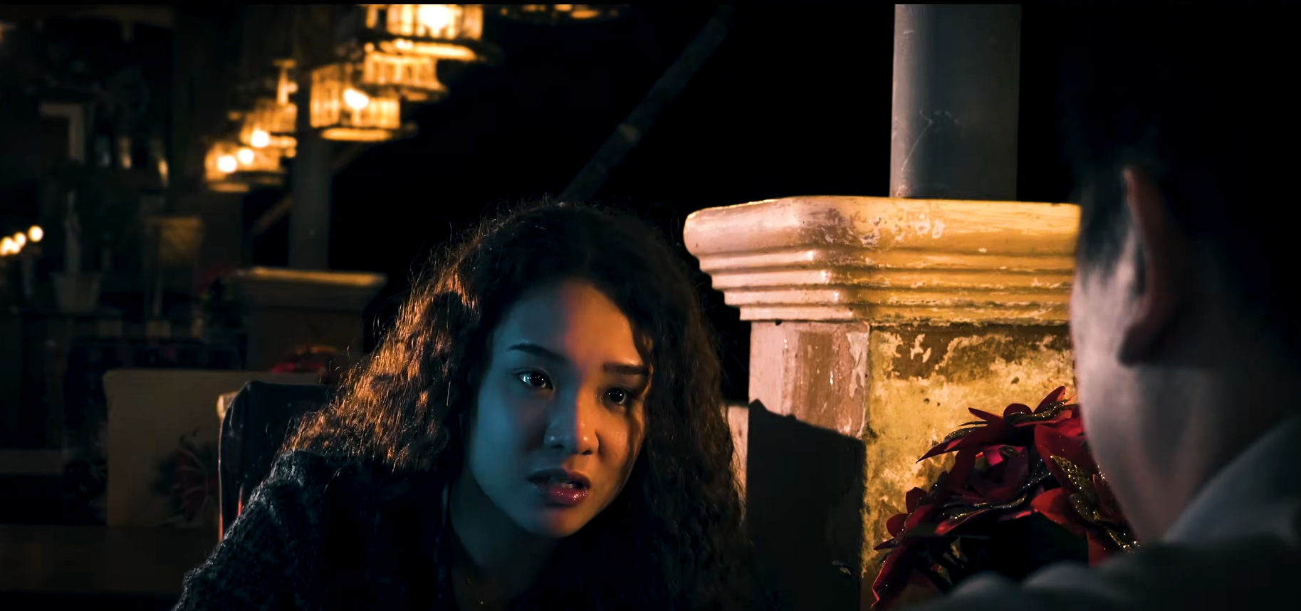 A woman faces her captor in Echoes of Death